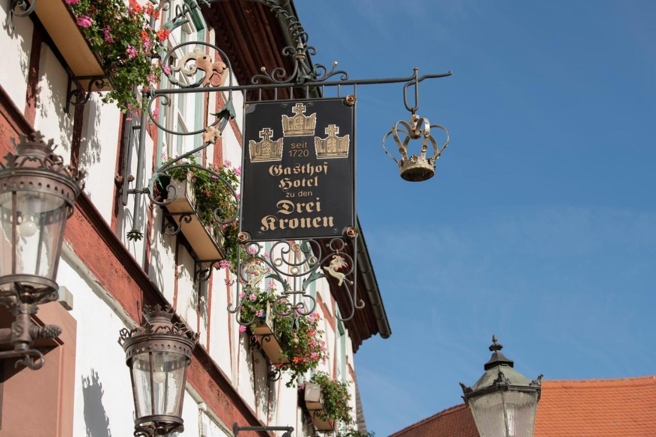 Hotel Zu Den Drei Kronen Seligenstadt Ngoại thất bức ảnh