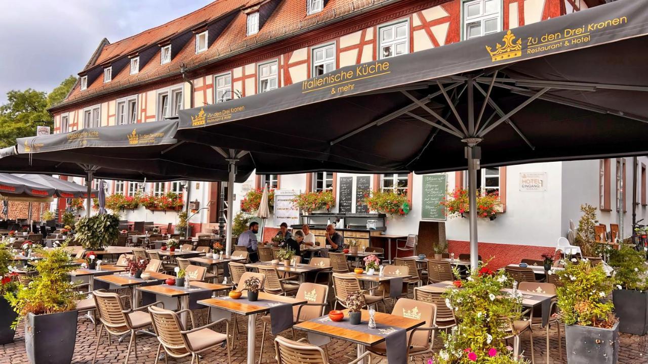 Hotel Zu Den Drei Kronen Seligenstadt Ngoại thất bức ảnh